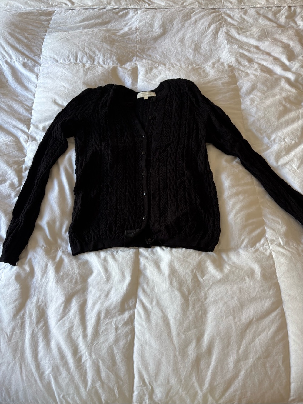 Sezane Ruben cardigan sweater black M - Picture 3 of 14